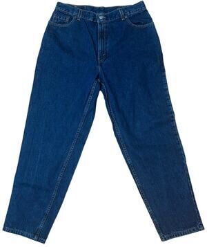 Levi's VTG 550 Relaxed Fit Tapered Leg Jeans Dark Wash Size 16 Short